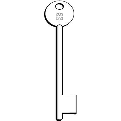 CHIAVE PATENT 6P7D SILCA - OTTONE- 5 pezzi