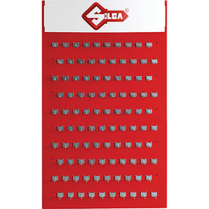 PANNELLO CHIAVI PUNZONATE ASSORTIMENTO SILCA - OTTONE NICHELATO CF=PZ 250