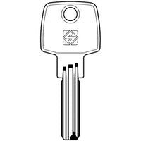 CHIAVE PUNZONATA CISA CS48 SILCA - OTTONE NICHELATO- 5 pezzi