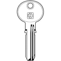 CHIAVE PUNZONATA TESA TORTEROLO RE TE7 SILCA - OTTONE NICHELATO- 5 pezzi