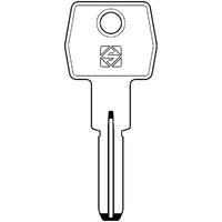 CHIAVE PUNZONATA AGB AGB5 SILCA - SCUDO 9000 OTTONE NICHELATO- 10 pezzi