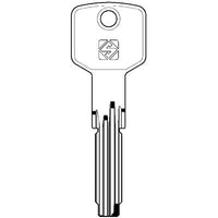 CHIAVE PUNZONATA CISA CS62 SILCA - OTTONE NICHELATO- 10 pezzi