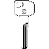 CHIAVE PUNZONATA MG MONTI MG9 SILCA - OTTONE NICHELATO- 5 pezzi