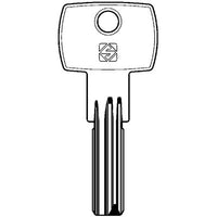 CHIAVE PUNZONATA VIRO EURO PRO VI19 SILCA - OTTONE NICHELATO- 5 pezzi