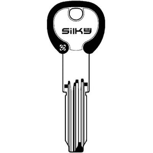 CHIAVE PUNZONATA CISA CS62DZ SILKY SILCA - OTTONE NICHELATO- 5 pezzi