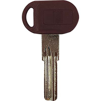 CHIAVE PUNZONATA MOTTURA DPACP5 ORIGINALE - PROJECT OTTONE NICHELATO- 5 pezzi