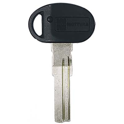 CHIAVE PUNZONATA MOTTURA 92C10B0 ORIGINALE - CHAMPIONS OTTONE NICHELATO- 5 pezzi