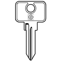 CHIAVE AUTO SISPA SSA3R SILCA - TAPPO BENZINA ACCIAIO NICHELATO- 5 pezzi