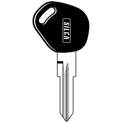 CHIAVE AUTO FIAT LANCIA GT15RBP SILCA - ACCIAIO NICHELATO- 5 pezzi