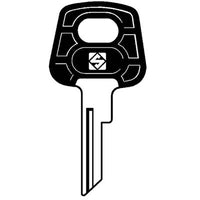 CHIAVE AUTO FIAT BH4P SILCA - ACCIAIO NICHELATO- 5 pezzi