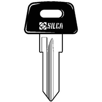 CHIAVE AUTO ZADI PIAGGIO ZD17RAP SILCA - ACCIAIO NICHELATO- 5 pezzi