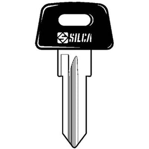 CHIAVE AUTO ZADI PIAGGIO ZD17RAP SILCA - ACCIAIO NICHELATO- 5 pezzi