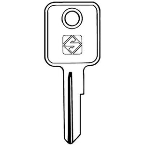 CHIAVE AUTO BRIGGS&STRATTON BA2R SILCA - ACCIAIO NICHELATO- 5 pezzi