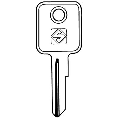 CHIAVE AUTO BRIGGS&STRATTON BA2R SILCA - ACCIAIO NICHELATO- 5 pezzi