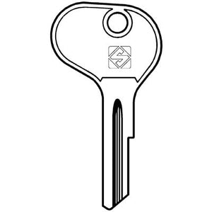 CHIAVE AUTO BOSCH BH7 SILCA - ACCIAIO NICHELATO- 5 pezzi