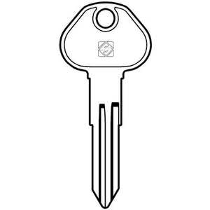 CHIAVE AUTO DATSUN NISSAN DAT12 SILCA - ACCIAIO NICHELATO- 5 pezzi