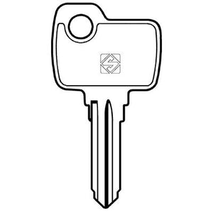 CHIAVE AUTO FIAT FAR2 SILCA - ACCIAIO NICHELATO- 10 pezzi