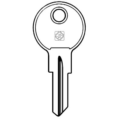 CHIAVE AUTO HUDSON BRIGGS&STRATTON HD1 SILCA - ACCIAIO NICHELATO- 10 pezzi