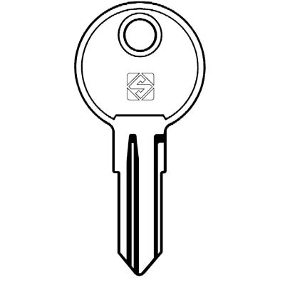 CHIAVE AUTO LAS KIFERM KI13 SILCA - ACCIAIO NICHELATO- 5 pezzi