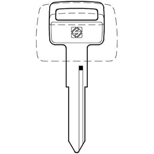 CHIAVE AUTO KOMATSU KOM1 SILCA - OTTONE NICHELATO- 5 pezzi