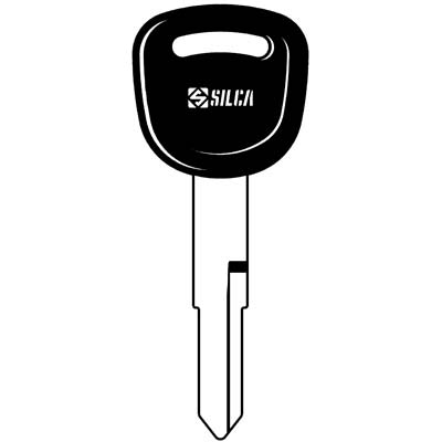 CHIAVE AUTO KYMCO KYM2R SILCA - ACCIAIO NICHELATO- 5 pezzi