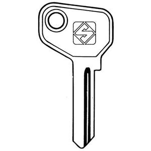 CHIAVE AUTO FIAT IVECO ML1 SILCA - ACCIAIO NICHELATO- 5 pezzi