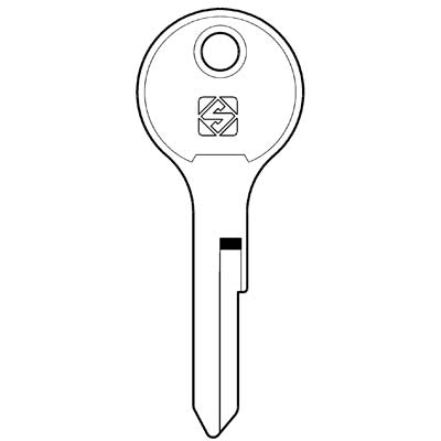 CHIAVE AUTO BMW NE31 SILCA - ACCIAIO NICHELATO- 5 pezzi