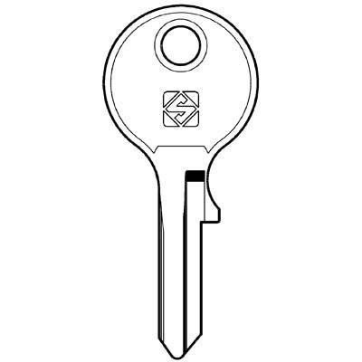 CHIAVE AUTO DUCATI GILERA NE5 SILCA - ACCIAIO NICHELATO- 5 pezzi