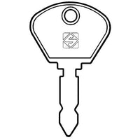 CHIAVE AUTO BOSCH OM1 SILCA - ACCIAIO NICHELATO- 10 pezzi