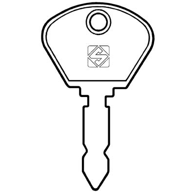 CHIAVE AUTO BOSCH OM1 SILCA - ACCIAIO NICHELATO- 10 pezzi