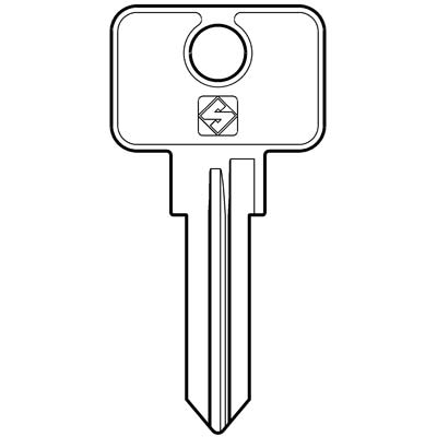 CHIAVE AUTO SISPA AUTOBLOCK SSA4R SILCA - ACCIAIO NICHELATO- 10 pezzi