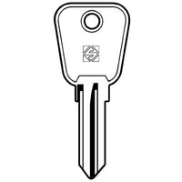 CHIAVE AUTO FORD INNOCENTI ROVER UNI8 SILCA - ACCIAIO NICHELATO- 10 pezzi