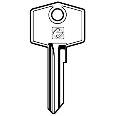 CHIAVE AUTO FORD INNOCENTI ROVER UNI11A SILCA - ACCIAIO NICHELATO- 5 pezzi