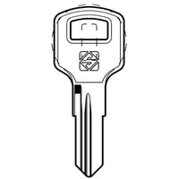 CHIAVE AUTO ZADI ZD26R SILCA - ACCIAIO NICHELATO- 5 pezzi