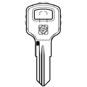 CHIAVE AUTO ZADI ZD26R SILCA - ACCIAIO NICHELATO- 5 pezzi