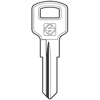 CHIAVE AUTO ZADI ZD13R SILCA - ACCIAIO NICHELATO- 5 pezzi