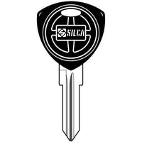 CHIAVE AUTO LANCIA GT18RBP SILCA - ACCIAIO NICHELATO- 5 pezzi