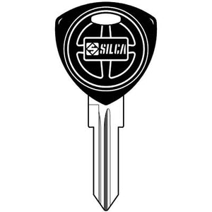 CHIAVE AUTO LANCIA GT18RBP SILCA - ACCIAIO NICHELATO- 5 pezzi