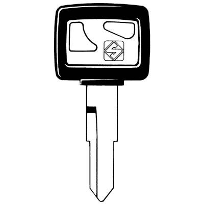 CHIAVE AUTO HONDA HON39RP SILCA - ACCIAIO NICHELATO- 5 pezzi