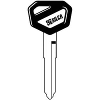 CHIAVE AUTO KAWASAKI KW15BP SILCA - ACCIAIO NICHELATO- 5 pezzi