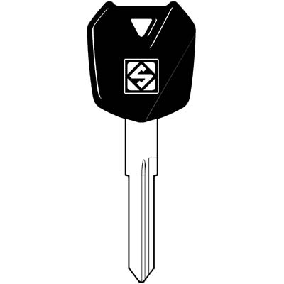 CHIAVE AUTO KAWASAKI KW18DP SILCA - ACCIAIO NICHELATO- 5 pezzi