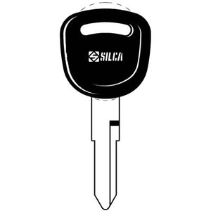 CHIAVE AUTO KYMCO KYM1P SILCA - ACCIAIO NICHELATO- 5 pezzi