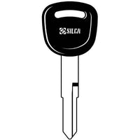 CHIAVE AUTO KYMCO KYM2P SILCA - ACCIAIO NICHELATO- 5 pezzi