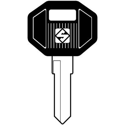 CHIAVE AUTO MERIT MRT1RP SILCA - ACCIAIO NICHELATO- 5 pezzi