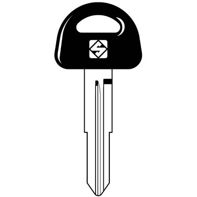 CHIAVE AUTO SUZUKI SZ11P SILCA - OTTONE NICHELATO- 5 pezzi