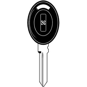 CHIAVE AUTO TATA TAT3RP  SILCA - OTTONE NICHELATO- 5 pezzi