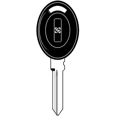 CHIAVE AUTO TATA TAT3RP  SILCA - OTTONE NICHELATO- 5 pezzi