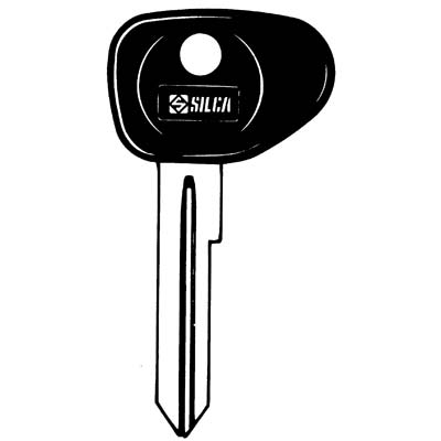 CHIAVE AUTO VOLKSWAGEN VO10P SILCA - ACCIAIO NICHELATO- 5 pezzi