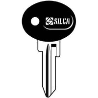 CHIAVE AUTO PIAGGIO WO1RP SILCA - OTTONE NICHELATO- 5 pezzi