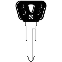 CHIAVE AUTO YAMAHA YH28BP SILCA - ACCIAIO NICHELATO- 5 pezzi